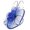 Blue, variant on erfcxs Women Girl Fascinators Hair Clip Hairpin Hat Wedding Tea Party