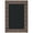 Black Coffee, variant on Garvee Area Rug 8x10ft Bordered Striped Carpet, Stain Resistant Machine Washable Rug Flat Woven Indoor Outdoor Rug with TPR Backing for Patio Balcony Bedroom Living Room, Black Coffee