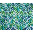 thumbnail image 5 of oneOone Polyester Lycra Persian Green Fabric Ikat Sewing Material Print Fabric By The Yard 56 Inch Wide, 5 of 6