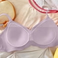 thumbnail image 4 of Supportive Wireless Bra - Full Coverage Non-Padded Bralette, Comfortable Everyday Wear | Hontri | Comfort Bra for Women Wireless Bras for Women Full Coverage (Purple | XL), 4 of 6