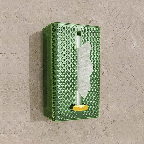 onlyliua Liquidación Caja de Pañuelos de Pared para Pañuelos Faciales, Almacenamiento de Toallas Faciales, Caja de Papel Al Revés para Baño y Cocina, Transparente