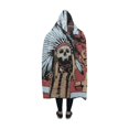 thumbnail image 2 of HATIART Hooded Blanket Skull Throw Blanket 50x60 inch, 2 of 3