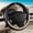Black Beige, variant on Gray Car Steering Wheel Cover, Nappa Leather, Bottom Color Blocking, Universal 14.5-15 Inch Leather Anti-Slip Breathable Auto Steering Wheel Covers for Men Women