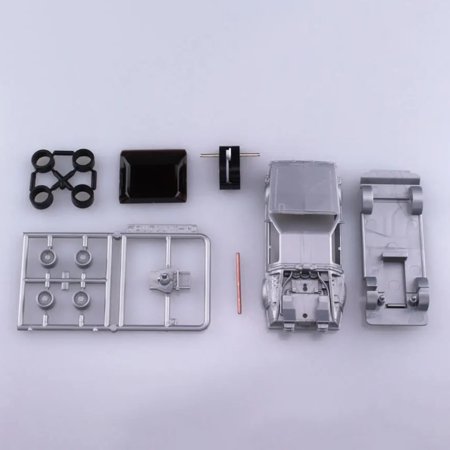 青島文化教材社 ムービーメカシリーズ No.12 バック・トゥ・ザ・フューチャー プルバック Part.2 タイムマシン 1/43スケール プラモデル