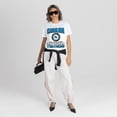 thumbnail image 3 of Women's Gameday Couture White Carolina Panthers Oversized All-Time Classic Flowy T-Shirt, 3 of 6