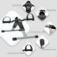 thumbnail image 2 of Uten Folding Pedal Exerciser, Mini Under Desk Exercise Bike Foot Hand cycle Portable, Arm and Leg Exercise Peddler Machine with LcD Monitor, 2 of 7