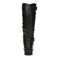 thumbnail image 5 of CARLOS BY CARLOS SANTANA Womens Black 1/2" Platform Zipper Padded Buckle Accent Ruched Sabina Round Toe Dress Boots 8.5 M, 5 of 6