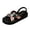 sandals 151#Black, variant on Women Sandals Bohemian Style Platform Sandals for Comfortable Satin Strap Beach Slides Walking Shoes Casual Summer