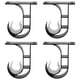 thumbnail image 1 of 4 soportes resistentes para barra de cortina de techo, soporte para barra de cortina, soporte para ventana de oficina en casa., 1 of 5