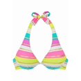 thumbnail image 5 of LASCANA Women's Striped Underwire Bikini Swimsuit Top Bra Sizing, 5 of 6