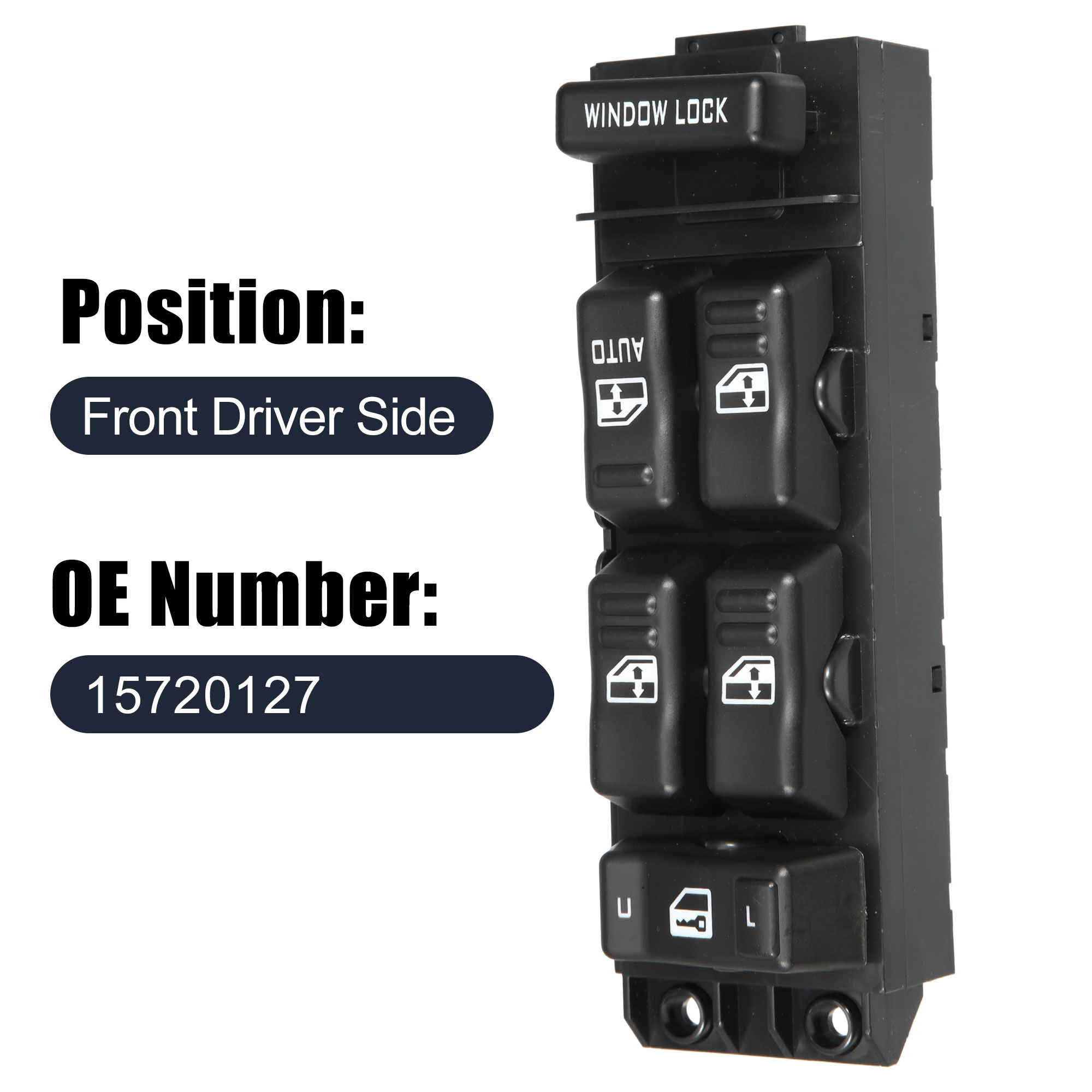 Power Mirror Switch For Cadillac Escalade EXT & Chevrolet Avalanche 1500 HD – Mid Valley BAP953194