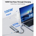 thumbnail image 4 of Adaptador multipuerto 7 en 1 USB C Hub UANTIN 4K HDMI 100 W PD, 4 of 7