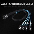 thumbnail image 1 of Portable G0101 MINI SAS 36P SFF 8087 a 4 SATA 7P Cable Práctico Ligero Durable Cable Divisor de disco duro, 1 of 9