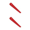 thumbnail image 4 of Soidarity 25 piezas 70 mm cuña de plástico tees de golf golfista práctica entrenamiento rojo Rojo 2piezas, 4 of 6
