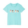 thumbnail image 4 of Zwiiyzr 3-14Y Toddler Boy Girls Christmas Shirts Short Sleeve Round Neck Tees T-Shirt Christmas Graphic Tees Holiday Tops Toddler To Big Kids Mint Green, 4 of 5