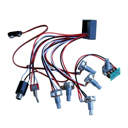 Kokiya Bass Preamp Circuit Metal Bass EQ Equalizer for Practice Performance Concert