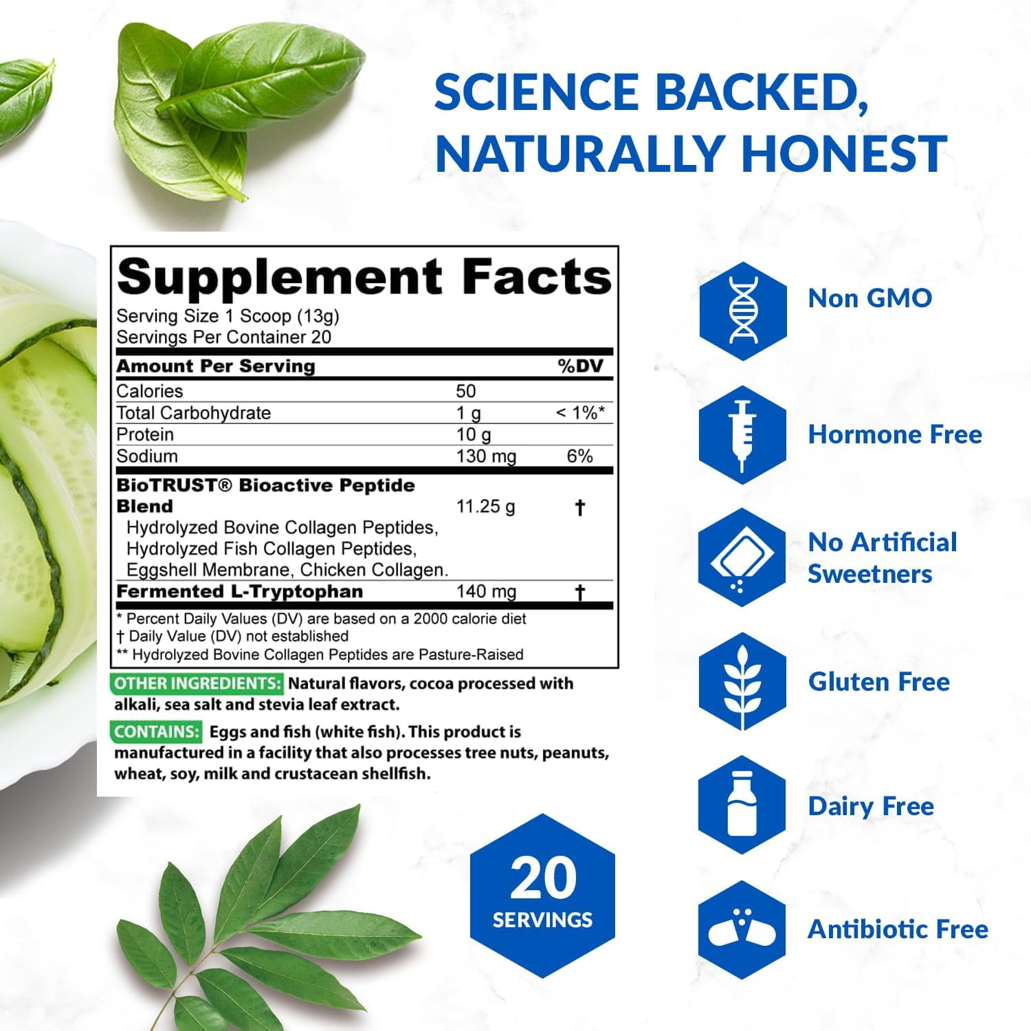 BioTrust Ageless Multi Collagen Protein a 5-in-1 Collagen Powder, 5 Collagen Types, Hydrolyzed Collagen Peptides, Grass-Fed Beef, Sustainable Fish, Chicken and Eggshell Membrane (Chocolate)