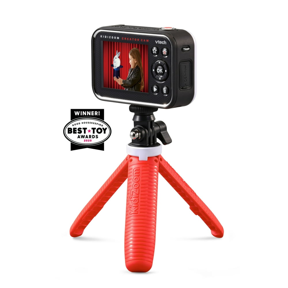 VTech KidiZoom Creator Cam HD Video Kids' Digital Camera, Green Screen