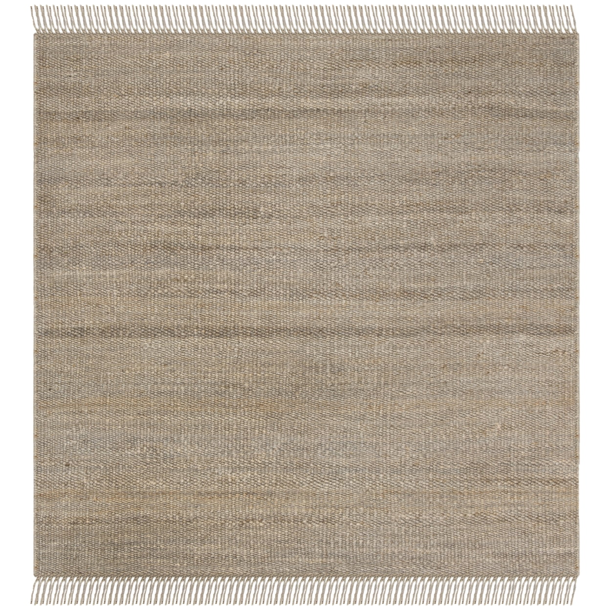 SAFAVIEH Natural Fiber Clara Braided Jute Area Rug, Grey, 9' x 12'
