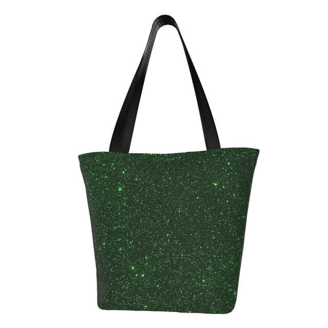 Easygdp Emerald Green Sparkling Bolso de Hombro para Mujer, Bolso Bandolera y Cartera de Mano Elegante para Uso Diario