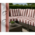 thumbnail image 7 of Outdoor Waterproof Taffeta Fabric By 5 Yard - Soimoi Stripe Print Pink | UV Resistant | Ideal for Cushion Covers, Raincoats, Shower Curtains & More | 56" Width, 7 of 7