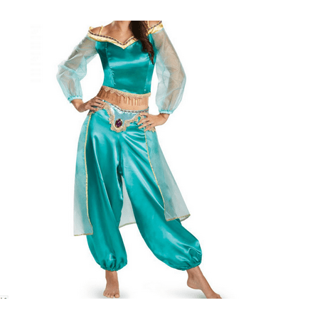 Aladdin Costume Princess Jasmine Cosplay Outfit Womens Halloween Fancy