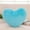 Blue, variant on PureCasa Soft Heart Shaped Pillow 8"x8" Short Plush Heart Decorative Pillows for Women Girls Kids, Home Decor Throw Pillows for Couch Bed Good Gift for Childrens Day