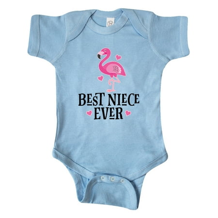

Inktastic Best Niece Ever Flamingo From Aunt Gift Baby Girl Bodysuit
