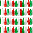thumbnail image 1 of Adorno de PAPEL PICADO ARTEMEX TIRA de POMPON TRICOLOR para FIESTA mexicana 5 piezas, 1 of 2