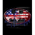 thumbnail image 2 of Batman American Flag Bat Signal Youth Black Graphic Tee-XS, 2 of 7