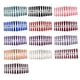thumbnail image 4 of Qarigey 24 piezas de barniz de diseño de ataúd de uñas postizas puntas de uñas artificiales extralargas suministros de manicura estilo Arte de uñas azul, 4 of 6