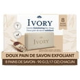thumbnail image 2 of Ivory Doux Pain de Savon Exfoliant, Notes de Vanille Chaude + Lait d'Avoine, 8 Pains, 2 of 14