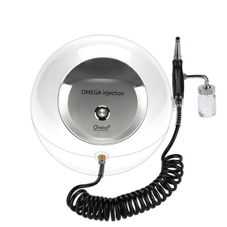 Jet Spray Machine WALFRONT Oxygen Injection Spray Machine Water Injection Oxygen Jet Therapy Peeling Facial Moisturizing Oxygen Spray SPA Beauty Device 100-240V ()