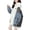White, variant on Letter Denim Patchwork Hoodie Tops Fashion y2k Color Block Long Sleeve Drawstring Hooded Sweatshirt