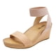 thumbnail image 1 of Sandalias para Mujer DREAM PAIRS NINI-5 Cuña 7.5 cm Nude, 1 of 5