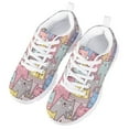 thumbnail image 3 of Pzuqiu Funny Cat Girls Tennis Shoes Size 1 Big Girls Lace Up Lightweight Running Shoes Outdoor Athletic Sneakers Comfy Walking Shoes, 3 of 7