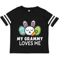 thumbnail image 3 of Inktastic My Grammy Loves Me with Bunny and Easter Eggs Boys or Girls Toddler T-Shirt, 3 of 5