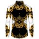 thumbnail image 1 of Camisa de manga larga con estampado retro para hombre, ropa de tendencia de otoño, informal, para exteriores, estilo étnico personalizado, 1 of 6