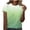 Green, variant on Staron Women's Casual Short Sleeve T-Shirt Ombre Print Round Neck Pullover Blouse Fashion Basic Tee Top, Green XXL