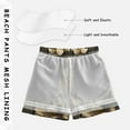 thumbnail image 3 of FORMRS Boys Swim Trunks Quick Dry Mesh Liner Boardshorts Sizes XS-XL, Floral Lines, 3 of 7