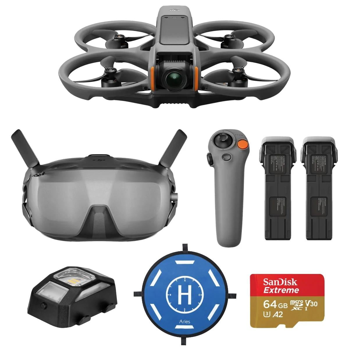 DJI Avata 2 Fly Smart Combo with 3 Batteries