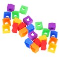 thumbnail image 3 of Chalk 24PCS Plastic Portable Multi Color Billiard Pool Cue Chalk Holder Protective Cover Case Snooker Player Club Accessories, 3 of 8