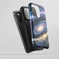 thumbnail image 5 of Galaxy Space Stars for All iPhone Series Tough Phone Case Outer Space Theme Blue Purple Finish, 5 of 7