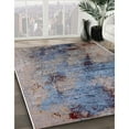 thumbnail image 2 of Ahgly Company Indoor Rectangle Mid-Century Modern Carbon Gray Oriental Area Rugs, 2' x 3', 2 of 6