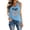 Sky Blue, variant on Tank Tops for Women Women's Fashion Casual Sleeveless Layering Tank Camisoles for Women Black L