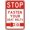 Warning Sign 6, variant on Stop Do Not Enter Sign - 8"x12" Vintage Metal Warning Sign, Restriction Decor for Home Farm Bar Coffee Shop Club Restricted Area
