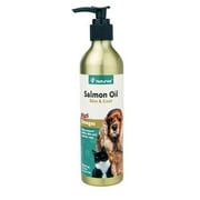 Angle View: NaturVet Salmon Oil +Omegas for Dogs & Cats 8.75oz