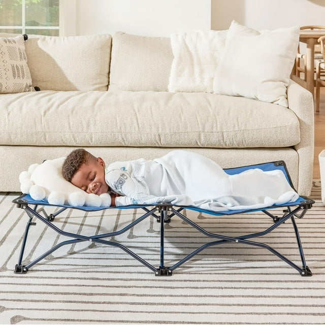 Regalo My Cot Cama portátil para niños pequeños, azul real, 48 x 24 x 9 pulgadas (paquete de 1)