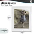thumbnail image 4 of Stupell Industries Coastal Girl With Sun Hat Walking White Framed Print Under Glass, 13 x 16, by Kendra Dew, 4 of 8