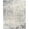 thumbnail image 2 of Hauteloom Texanna Neutral Abstract Living Room Bedroom Dining Room Area Rug - Modern Distressed Bohemian Carpet - Blue, Gray, Cream - 7'10" Square, 2 of 12